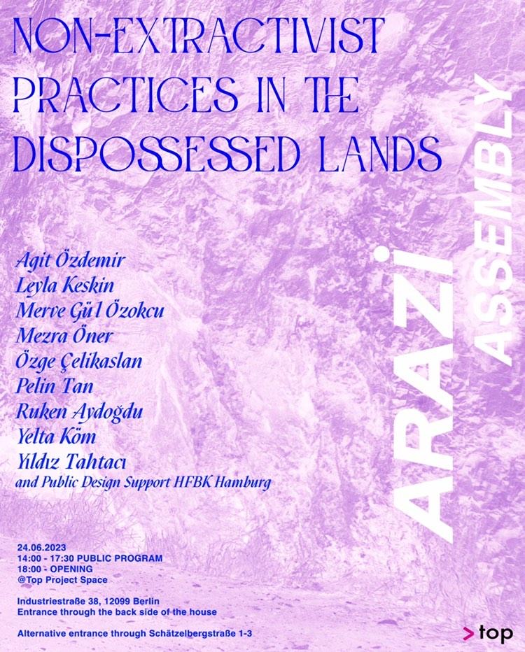 Non-Extractivist Practices in the Dispossessed Lands, Arazi Assembly mit Studio Experimentelles Design