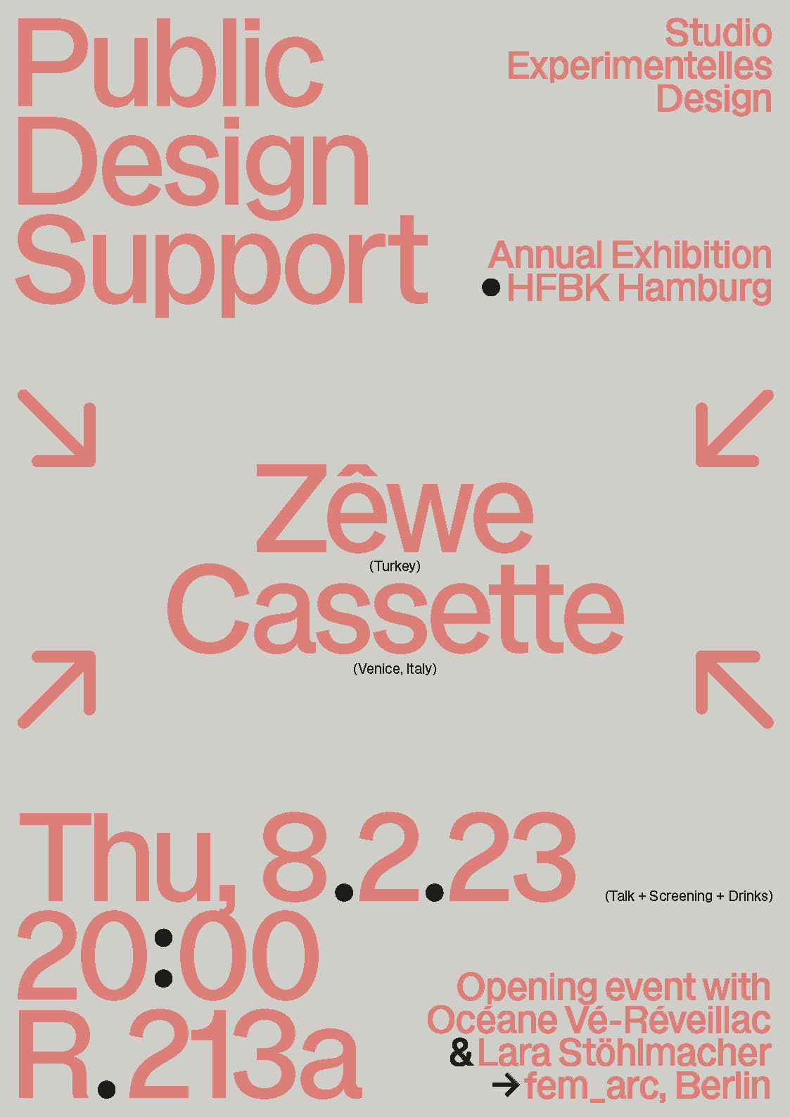 Studio Experimental Design: Public Design Support Zêwe (Turkey) / Cassette (Italy)