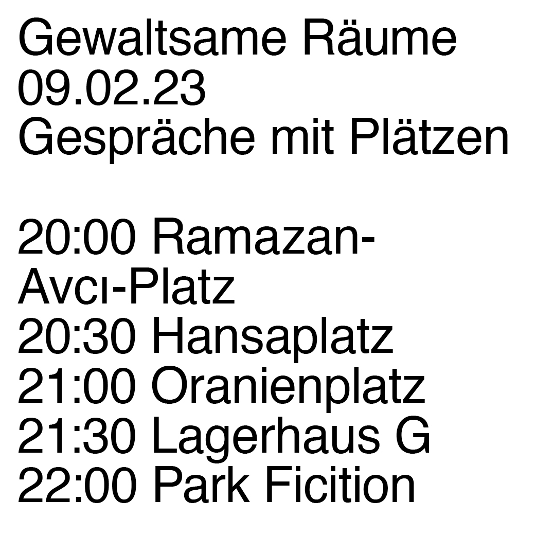 Städtische Räume sind von Gewalt geprägt und üben Gewalt aus. Auf je unterschiedliche Weise versammeln sich dort weiche und explizite, physische und strukturelle, akute und historische Formen von Gewalt.